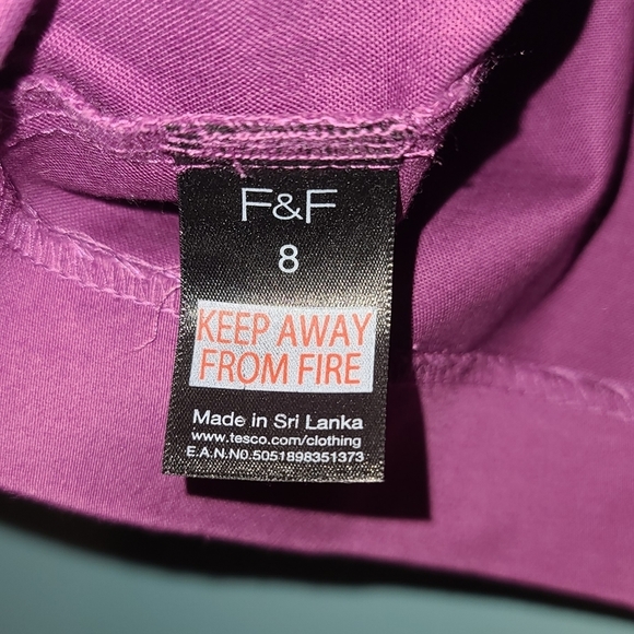 FLORENCE + Fred, Purple Orchid poplin skirt UK 8 Or US 4 - Picture 6 of 8